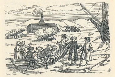 Barents i Arktis: Hytte hvor vi overvintrede, 1598, 1912