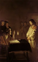 Kristus foran ypperstepræsten, 1617