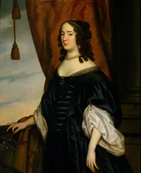 Portræt af Amalia van Solms