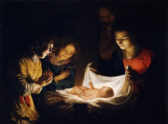 Tilbedelsen af Jesusbarnet, ca. 1620