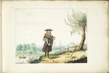 Moses ter Borch på landet uden for Zwolle