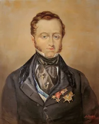 Portræt af kaldet Jose Maria Queipo del Llano Ruiz de Saravia (1768-1843) greve af Toreno