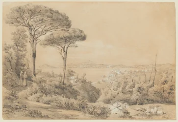 Udsigt over Pozzuolibugten fra Solfatara