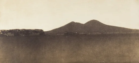 [Vesuv fra Mergellina], ca. 1855