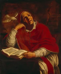 St. Gregory (olie på lærred)