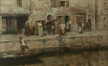 Rejsende musikere, ca. 1881-83 (olie på lærred)