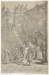Optur fra muzikanten for Dogepaleis Venetianske mænds og kvinders vaner med optoget af Ser.ma Signoria og andre detaljer, dvs. triumfer, fester og offentlige ceremonier i den adelige by Venedig