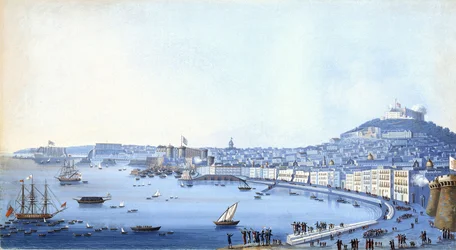 Kontreadmiral Horatio Nelsons (1758-1805) ankomst til Napoli (Italien), 22. september.