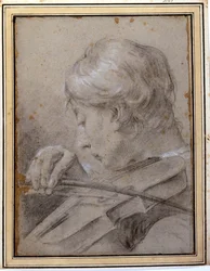 Violinisten. G. P. Piazzetta (1683 - 1754). Milano, Brera.