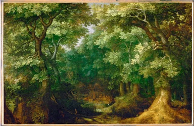 Skovklædt landskab