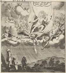 Kristus viser sig i himlen