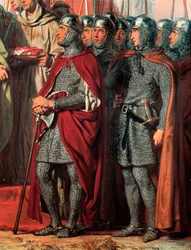 Det tredje korstog (1189-1192): Møde og håndtryk mellem Philip Augustus (Philip II af Frankrig