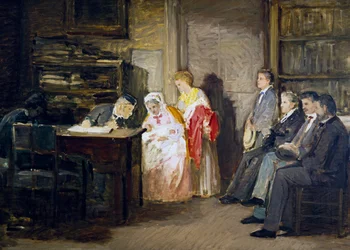 The Civil State, af Gioacchino Toma (1836-1893), maleri.