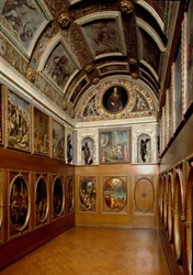 Udsigt over Studiolo of Francesco I de Medici