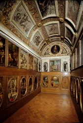 Udsigt over Studiolo of Francesco I de Medici