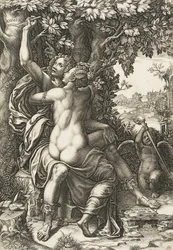 Angelica og Medoro, ca. 1570