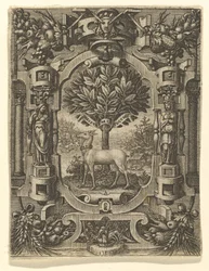 Emblem af Lucrezia Gonzaga, før 1566.