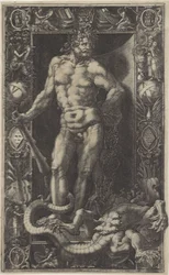 Hercules som sejrherren af ​​Hydraen af ​​Lerna