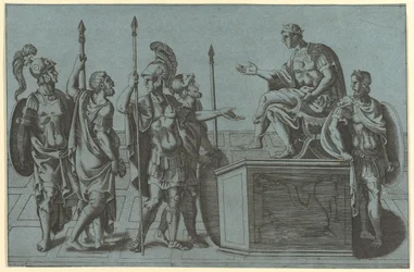 Romerske soldater før en kejser, før 1540.