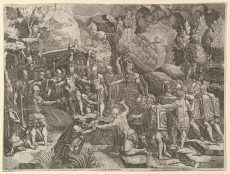 Sinon Deceiving the Trojans, midten af 1540