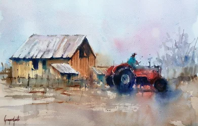 Landlig traktor