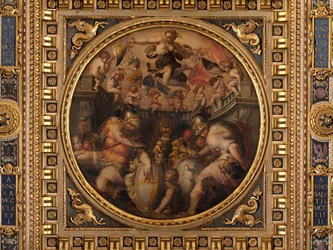 Allegorier om kvartererne Santo Spirito og Santa Croce