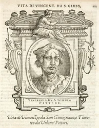 Milano, Biblioteca Braidense, Vite de piv excellent, Giorgio Vasari 1568, Vincenzo Tamagni fra San Gininiano