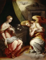 Bebudelsen, ca 1565-1570.