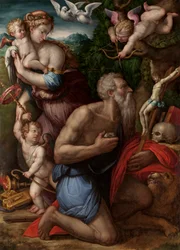 Sankt Hieronymus fristelse.