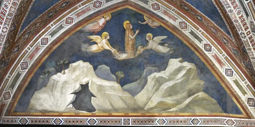 Magadalenes kapel, den østlige mur: Scener fra Magdalenes liv, 