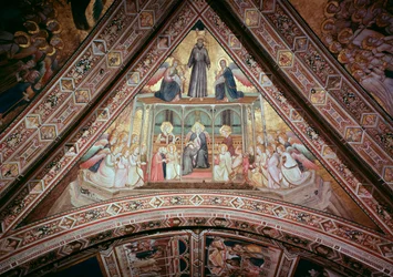Allegori om lydighed (Fresco