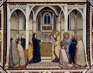 Præsentation ved templet (fresko