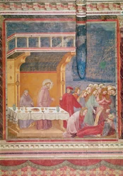Den hellige Frans forudsiger en ridders død i Celano, ca.1297-99