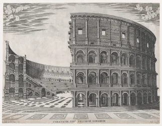 Mirror of Roman Magnificence: The Colosseum, 1581., 1581.