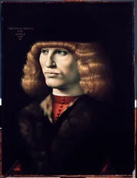 Portræt af ung mand, omkring 1495 (olie på træ)