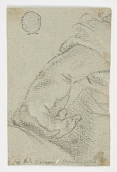 Studie: En venstre hånd i lænet stilling