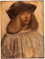 Portræt af Francesco Melzi (ca. 1491-1570), italiensk maler, elev og ledsager (elsker) til Leonardo da Vinci