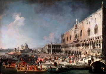 Den franske ambassadørs ankomst til Venedig, 1725-1726.