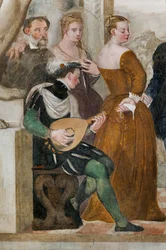 Invitation to the Dance, Main Hall, ca. 1570 (fresco)