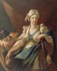 Judith og hendes tjenestepige med Holofernes
