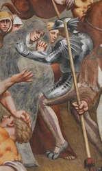 Central Aisle, First South Span, Kristus naglet til korset, Pordenone