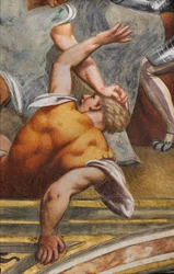 Central Aisle, First South Span, Kristus naglet til korset, Pordenone