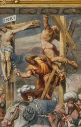 Counterfaccata, IL Pordenone, Crucifixion 1520-21, Detail