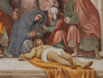Counterfacata, IL Pordenone, Deposition 1522, Detail