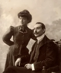 Alfredo Trombetta med sin kone