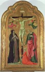 Korsfæstelse (tempera på panel)