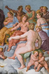The Assembly of Gods, detalje fra 3606292, ca. 1560 (fresco)