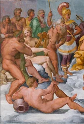The Assembly of Gods, detalje fra 3606292, ca. 1560 (fresco)