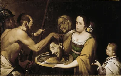 Salome med St John Baptists hoved (olie på lærred