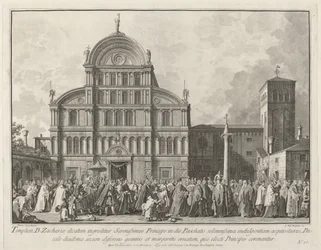 Dogens besøg i San Zaccaria påskedag, 17631766.